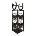 thumbnail image 2 of Cast Iron Western Rustic Horse And Horseshoes Toilet Paper Holder Stand Station, 2 of 10