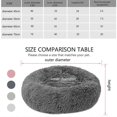 thumbnail image 3 of Soft Plush Round Pet Bed Cat Soft Bed Cat Bed for Cats Small Dogs, 3 of 5