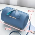 thumbnail image 4 of Portable Retro PU Purse Outdoor Handbag Crossbody Phone Bag Litchi Pattern Women  Shoulder Backpack Korean Style Bag BLACK, 4 of 8