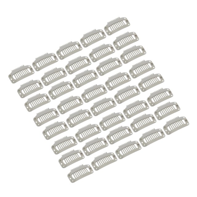 Ccdes Snap Comb Wig Clip, 1.3in Stainless Steel Wig Clip Professional Portable 40pcs For Home