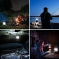 thumbnail image 4 of "360° Illumination Portable LED Camping Light - Waterproof ABS Tent Lamp for Outdoor Adventures & Emergency Use (Battery Not Included)", 4 of 6