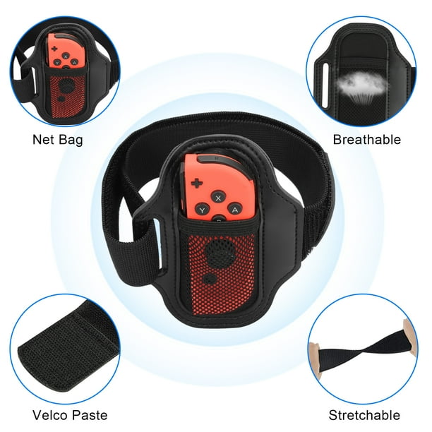 Leg Strap Fit for Nintendo Switch/ Switch OLED Joy-Con Controller for Ring  Fit Adventure Game/Switch Sports Play Soccer 2022, EEEkit Adjustable  Elastic Sport Movement Leg Band for Adults & Children 