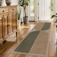 thumbnail image 4 of RUG ROBOT 2'x6' Easy Jute Rug, Washable Non Slip Kitchen Runner rug, Farmhouse Indoor Outdoor Rug for Entryway, Kitchen, Bedroom, Patio and Laundry Room, Rainbow 1, 4 of 9