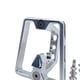thumbnail image 3 of Soporte de bloque de soporte delantero de bicicleta de aleación de aluminio adaptador de estante de aluminio Plata Zulema Soporte delantero de la bicicleta, 3 of 7