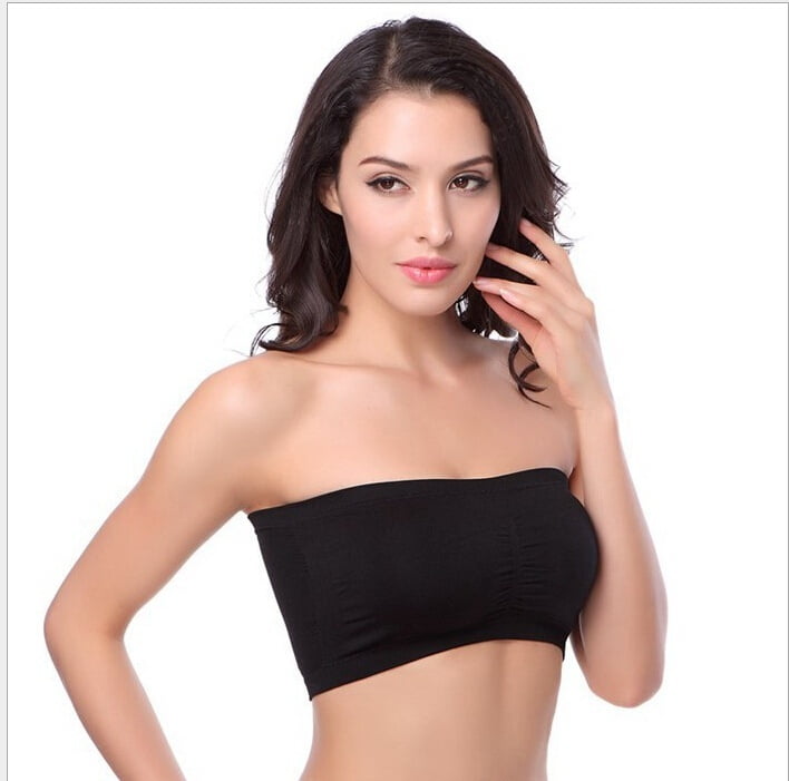 strapless bra with removable pads