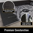 thumbnail image 4 of Tapis de Porte avant pour Chat Intérieur Extérieur Tapis de Bienvenue Absorbant la Boue, Tapis d'Entrée Extérieur/intérieur, Tapis Antidérapants avec Dos en Caoutchouc, Durable et Lavable, 18X30, 4 of 8