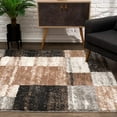 thumbnail image 6 of 7â€™ x 9â€™ Beige Modern Blocks Area Rug, 6 of 7