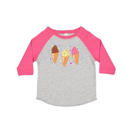 

Inktastic Ice Cream Trio with Sprinkles Gift Toddler Boy or Toddler Girl T-Shirt