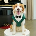 thumbnail image 5 of Dog Costume Pet suit Bow Tie Winter Autumn Pet Suit Formal Large Medium Dog Golden Retriever Corgi Cat Clothes Festive Sleeveless Pet Event Outfit, 5 of 5