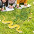 thumbnail image 4 of Trayknick Modèle de Serpent Faux Réaliste TPR Doux Serpent Vert Farce Effrayant Modèle Animal Réaliste Jouets Éducatifs pour Garçons Filles, 4 of 13