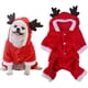 thumbnail image 2 of Traje navideño para perros Disfraz de reno para perros Sudaderas con capucha de lana cálida Jersey navideño para perros Mascotas Traje navideño para perros pequeños y medianos Gatos, 2 of 5