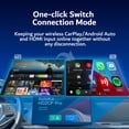 thumbnail image 3 of (Upgrade Version)CarlinKit Car TV Mate PRO, 3-in-1 HDMI Input for Fi-re TV Stick in Car, Convert Wired CarPlay to Wireless CP&Android Auto, for Factory Wired CarPlay Vehicles Only (Not for BMW/Tesla), 3 of 8
