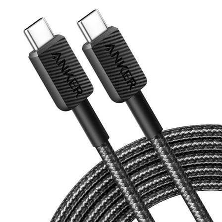 Anker Braided USB-C to USB-C Cable, 10 ft, 60W Fast Charging Cable