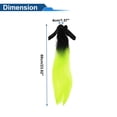 thumbnail image 4 of Accesorios para Cascos de Motocicleta Decoración Lazo Coleta para Cascos de Motocicleta Bicicleta Esquí Negro Fluorescente Seda de Alta Temperatura Pegamento PU 1 Juego, 4 of 6