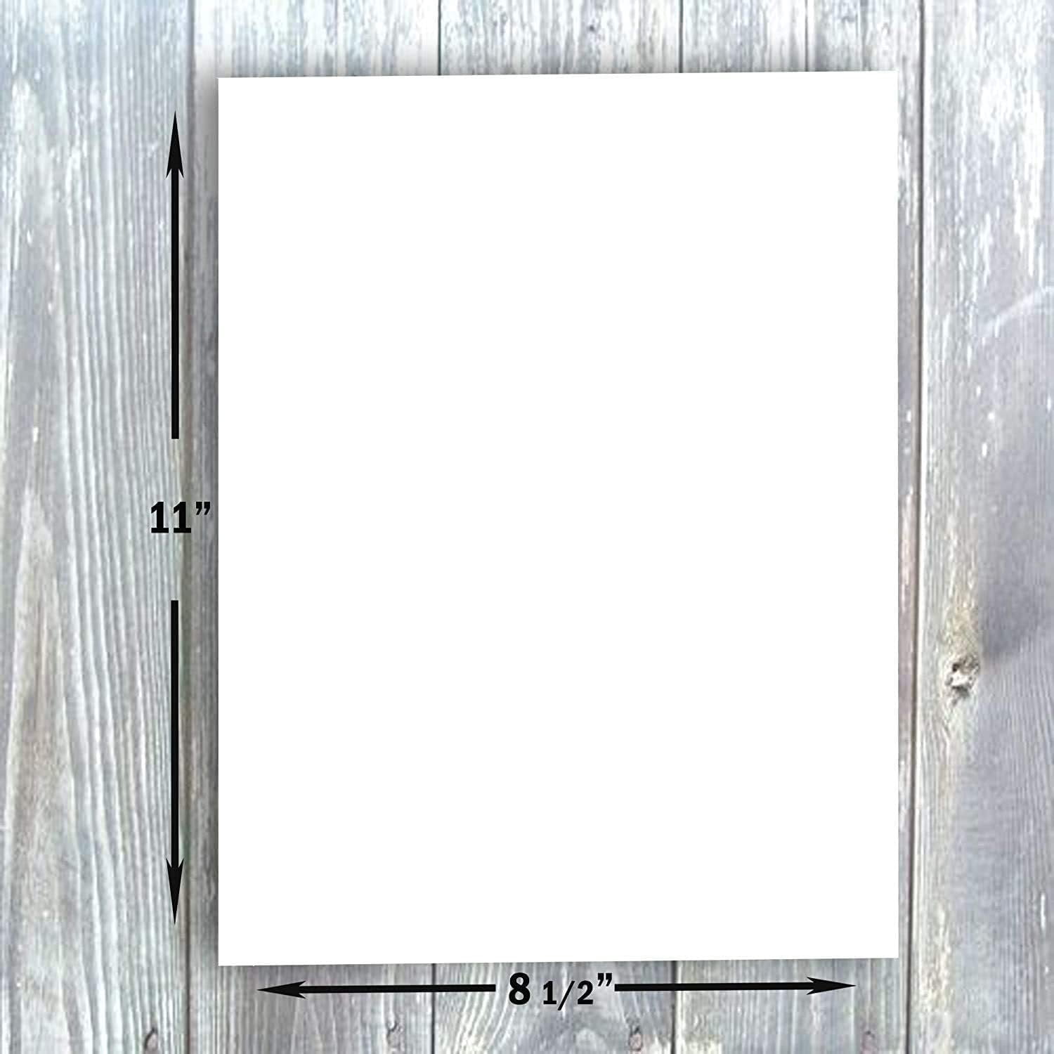 Hamilco Cream Color Vellum Certificate Cardstock Paper with Raised Print Border  8 1/2 x 11" 65 lb Cover Card Stock for Printer - 50 Sheets