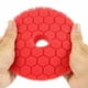 thumbnail image 5 of Placa de esponja para encerar y pulir automóviles patrón hexagonal panal de abeja inclinado de 6 pulgadas 5 colores Vhermosa LL-0700, 5 of 7