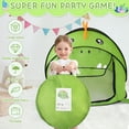 thumbnail image 4 of Wdmiya Dinosaur Kids Play Tent, Kids Playhouse for Boys Girls Indoor Outdoor Pop up Tent, Toddler Baby Playroom, Children's Pretend Party Birthday Gift Camping Games, 4 of 8