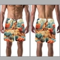 thumbnail image 3 of luoweisi Men's Beach Shorts Quick Dry Swim Trunks with Mesh Lining Kangaroo 2XL, 3 of 5