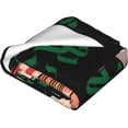 thumbnail image 4 of Ramen Blanket Cat Eats Ramen Noodles with Chopsticks Throw Blankets Gifts for Adults Japanese Food Lightweight Soft Fleece Cozy for Sofa Couch Bed Room Travel Party Decor 40x50in, 4 of 6