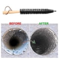 thumbnail image 3 of Ensemble de Nettoyage pour Évent de Sécheuse 12 Pieds, Ensemble Flexible de Nettoyage de Conduits Secs à 9 Tiges Brosse de Ramonage avec Brosse à Charpie pour Sécheuse, 3 of 5