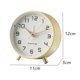 thumbnail image 2 of Reloj simple, reloj despertador de lujo, reloj de escritorio de metal esmerilado silencioso para estudiantes Adepaton BST3004052-5, 2 of 6