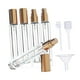 thumbnail image 5 of 5 botellas de perfume de vidrio de 10 ml, mini, compactas, portátiles, resistentes, con dispensador. Oro, 5 of 9