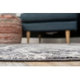 thumbnail image 4 of Unique Loom Basilica Collection Area Rug - Malasana (5' Round Gray/Beige), 4 of 6