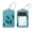 multicolored 1, variant on PhooArto 2 Pack Leather Luggage Tag with Stainless Steel Loop, Beautiful Iris Painting Baggage Handbag Travel Suitcase Tags with Name ID Card Perfect to Quickly Spot Luggage Suitcase
