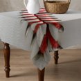 thumbnail image 4 of Baseball Table Cloth Waterproof Tablecloths, Red White Texture Sports Ball Minimalist Tablecloth Dining Table Cover for Kitchen Party Tabletop Outdoor, Square Tablecloth 60x60 Inch, 4 of 9