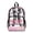 Axolotl Soccer Galaxy Pink, variant on Clear Backpack for Kids School Bag 17 Inch Large Capacity Bookbag Transparent Clear Bag Casual Travel Beach Backpack for Students, Horse Bow Daisy Mermaid Scales Print Violet Pink