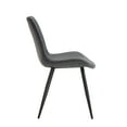 thumbnail image 3 of Modern Dining Chairs Set of 6 Faux Leather Upholstery Casual Dining Furniture, 3 of 6