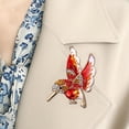 thumbnail image 1 of Hummingbird Brooch Pin Mother's Day Gift Alloy Oil Fashion All-match Brooch, 1 of 8
