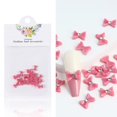 thumbnail image 1 of Pajarita rosa para uñas, dijes Kawaii 3D, decoración de diamantes de imitación de cristal, accesorios para uñas, suministros para diseños de manicura DIY, 20 piezas, 1 of 4