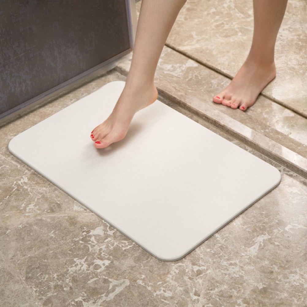 Tapis De Bain Antidérapant Absorbant,Tapis Salle De Bain Diatomite