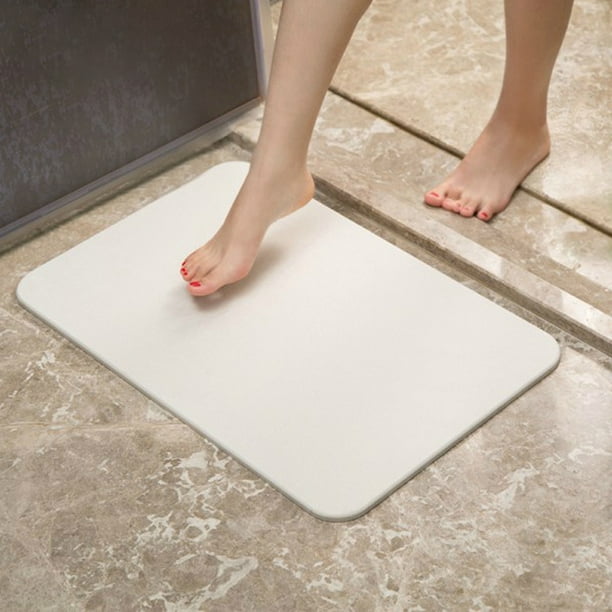 Alfombrilla De Baño De Diatomita Alfombrilla De Ducha De Secado Rápido Almohadilla De Pie Antideslizante Absorbente Speravity HA029945-00