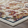 thumbnail image 5 of Modway Entourage Azami Floral Lattice Area Rug in Ivory/Blue/Orange/Yellow/Red, 5 of 7