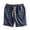 Dark Blue-N1, variant on Men's Casual Shorts Drawstring Elastic Waist Shorts Classic Fit Summer Beach Athletic Shorts with Pockets Solid Color Lounge Sweat Shorts,Blue 3XL