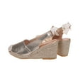 thumbnail image 3 of Wedges for Women Dressy Summer Platform Espadrille Wedge Sandals Closed Toe Pumps with Ankle Strap, 3 of 5
