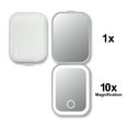thumbnail image 2 of Smartpoint LED Double Sided Compact Mirror, 2 of 7