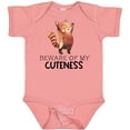 thumbnail image 3 of Inktastic Beware of My Cuteness Cute Red Panda Boys or Girls Baby Bodysuit, 3 of 5