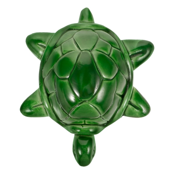Masteelf Toilet Bolt Cap Cover in Sturdy Ceramic Green Turtle Style for Home Use Crafts Supplies