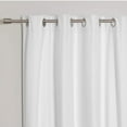 thumbnail image 5 of Best Home Fashion Linen Textured Grommet Thermal Total Blackout Curtain Panel Pair, 5 of 11