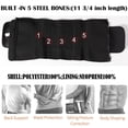 thumbnail image 6 of Vaslanda Sweat Sauna Belt for Men Waist Trainer Corset Fitness Weight Loss Hot Neoprene Body Shaper Back Support, 6 of 6