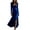 Dark Blue, variant on Maxi Dresses for Women Long Sleeve Deep V Neck Cowgirl Dresses Trendy Elegant Side Slit Flowy Cowgirl Long Dresses Retro Western Style Maxi Dress White XXL