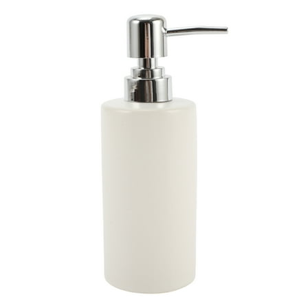 Vocoste 1 Pc Simple Cylindrical Soap Pump Dispenser for Bathroom Hotel 300ml White