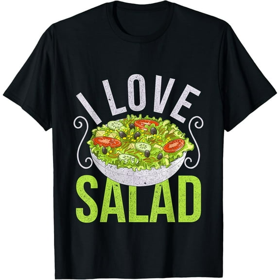 I Love Salad Shirt Veggies Vegan Gift T-Shirt