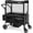 Black, variant on TouHeart 2 Seater Wagon Stroller with Canopy, Folding Stroller Wagon for Kids, 220 lbs Capacity,Black