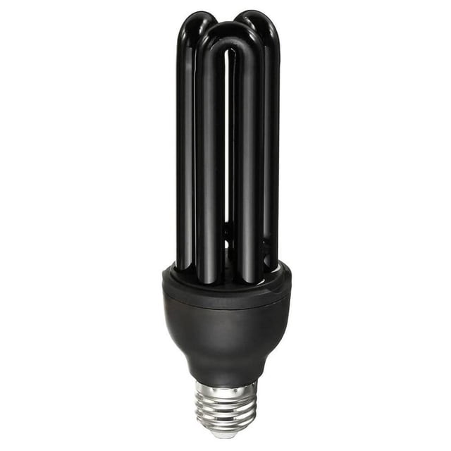 Bombilla De Luz Negra De 40 W, Detección UV CFL, Iluminación Navideña, Verificación De Tarjetas De Identificación Y Monedas, Amplia Aplicación