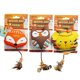 thumbnail image 1 of 3Pcs Cats Feather Teaser Toy Stuffed Animal Chew Toy for Kitten Teething Bite Resistant Interactive Toy without Catnips, 1 of 4