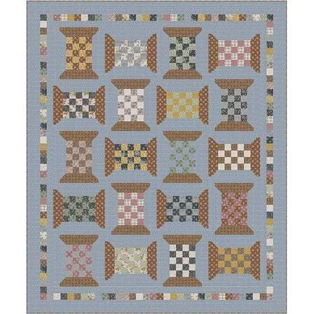 Checkered Spools Quilt Kit